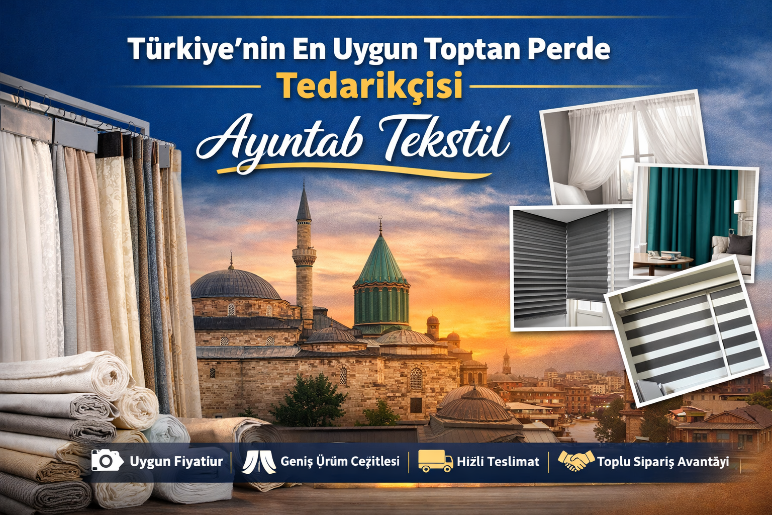 Türkiye’de En Uygun Toptan Perde Tedarikçisi: Ayıntab Tekstil